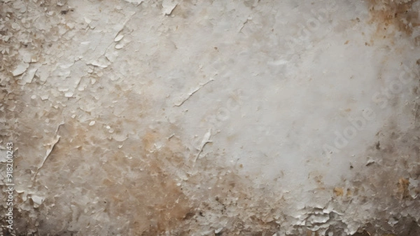 Obraz White designed grunge background. Vintage abstract texture. Generative AI