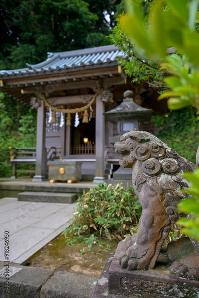 Obraz Yakuoin Buddhist Temple at Mount Takao, Japan