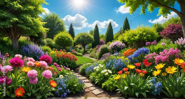Fototapeta spring in the garden