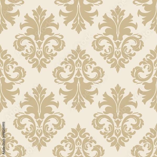 Obraz Golden brocade seamless pattern