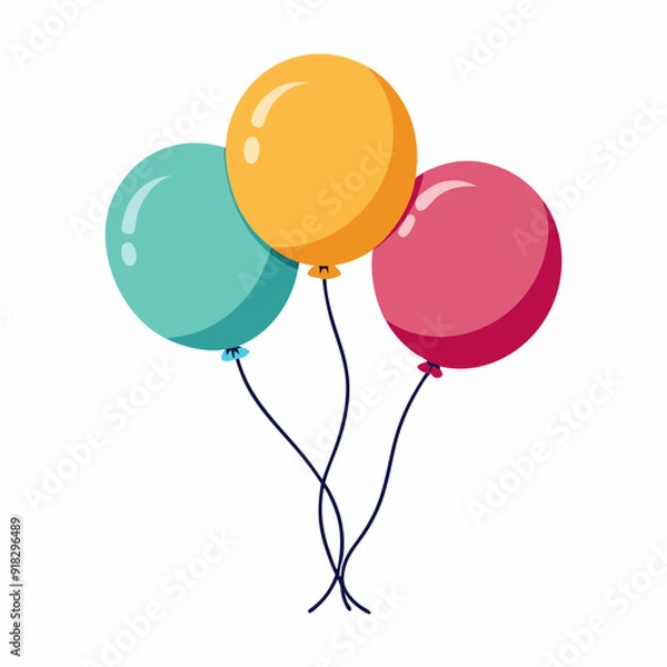 Obraz balloons art vector illustration