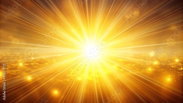 Fototapeta A Captivating Abstract Representation of Sunlight and Warmth  Generative AI