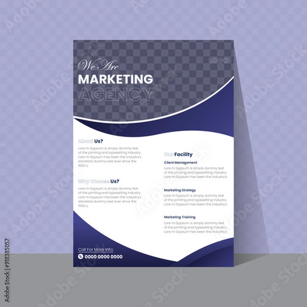 Obraz Poster business design template.