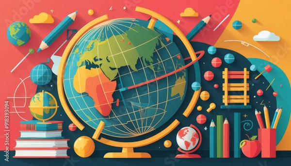 Obraz the world of the world