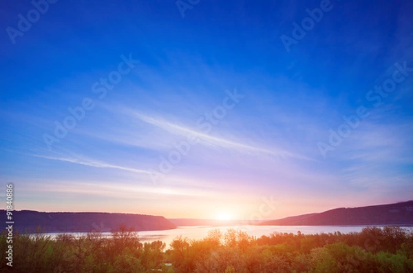 Obraz Sunset in Bakota Park