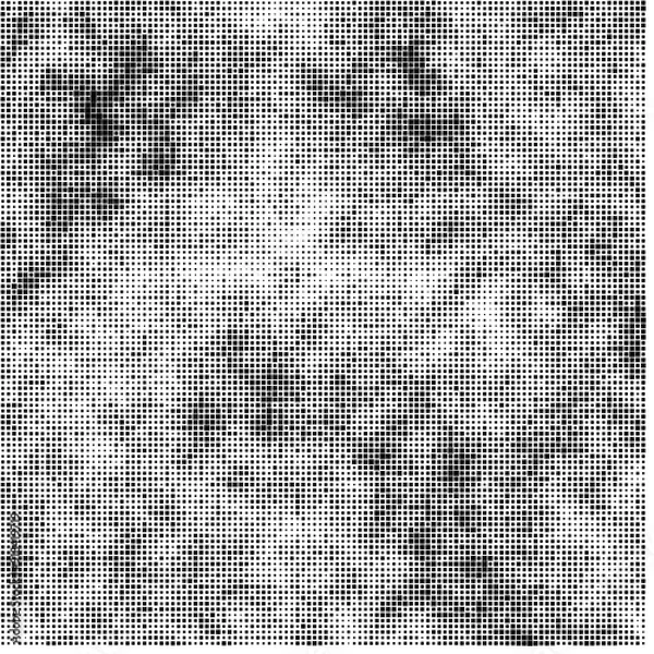 Fototapeta rectangular array of squares with perlin noise