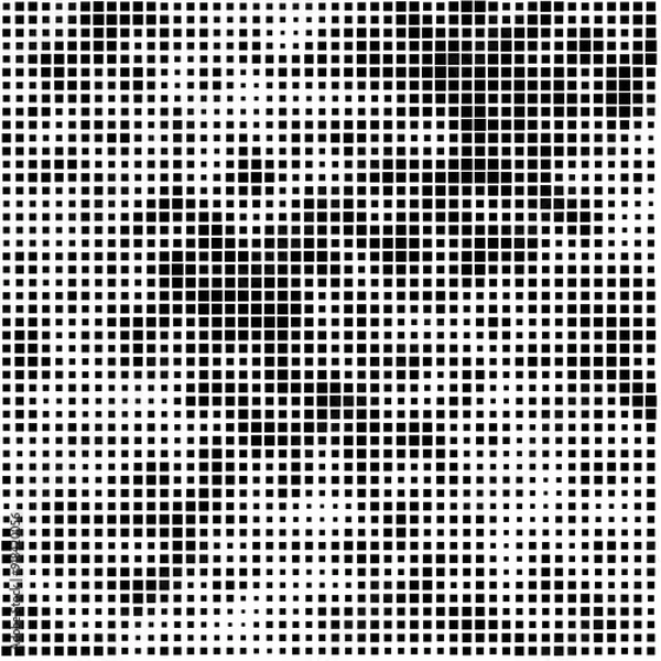 Fototapeta rectangular array of squares with perlin noise