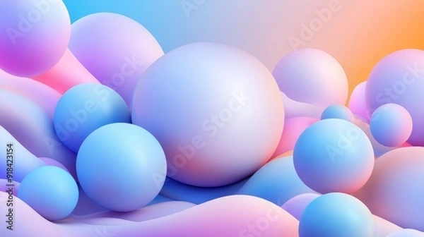 Fototapeta Abstract color background. Gradient blend. Bright colored glow.