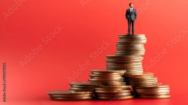Fototapeta Financial Manager: Important for business growth and financial planning, with high salaries and opportunities in various industries