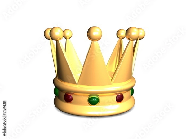 Obraz 3d image, Royal crown