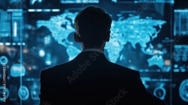 Fototapeta Information Security Analyst Increased cyber security in all sectors