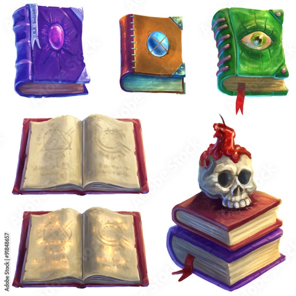 Obraz Magic Books Set