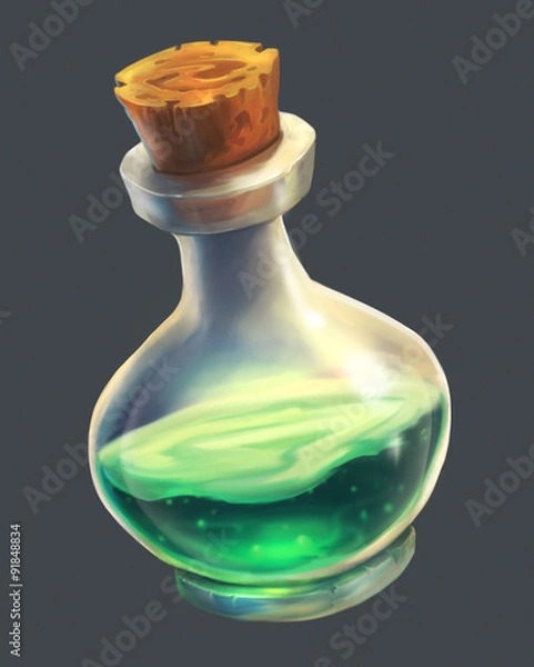 Obraz Interfejs Green Magic Potion