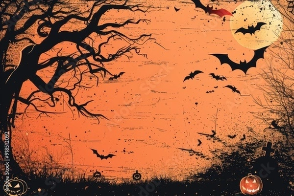 Fototapeta Halloween Background