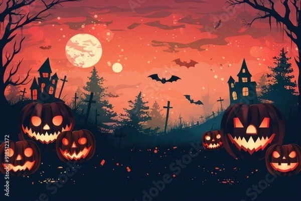 Fototapeta Halloween Background