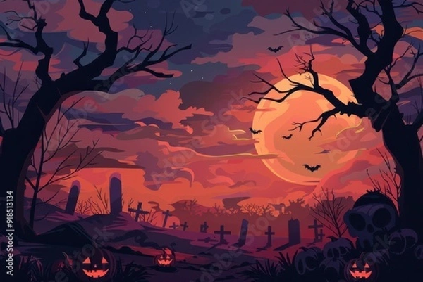 Fototapeta Halloween Background