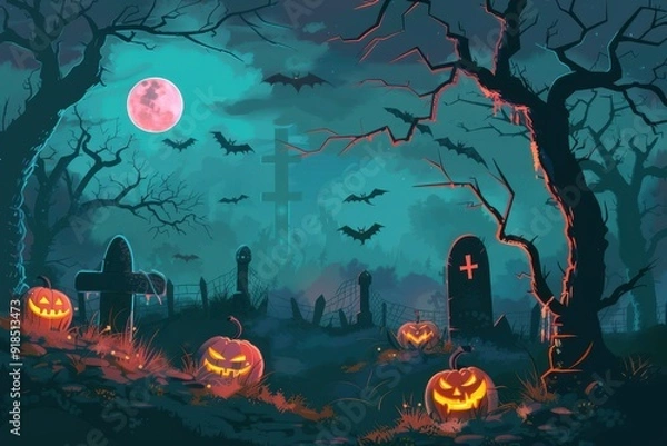 Fototapeta Halloween Background
