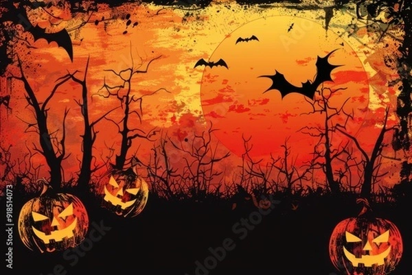 Fototapeta Halloween Background