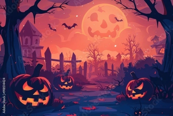 Fototapeta Halloween Background