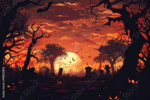 Obraz Halloween Background