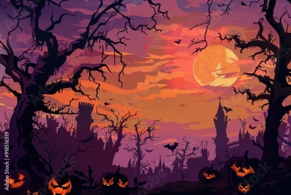 Fototapeta Halloween Background