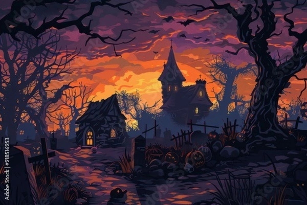 Obraz Halloween Background