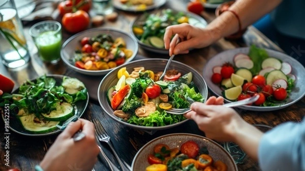 Obraz restaurant offering a diverse menu of delicious and nutritious dishes