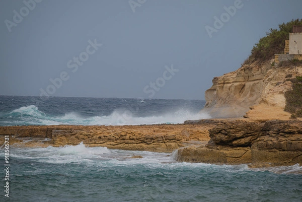 Fototapeta waves on the beach
