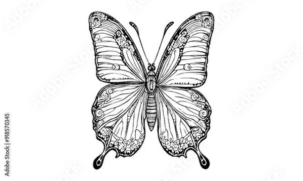 Obraz butterfly isolated on white