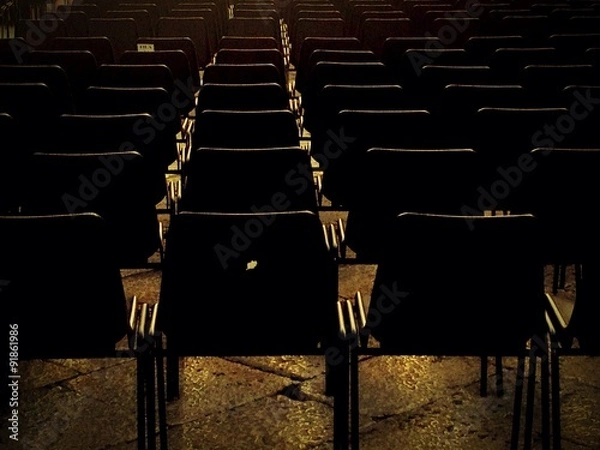 Fototapeta file in piazza