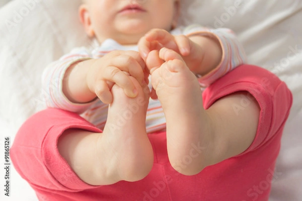 Fototapeta Süße Babyfüße 