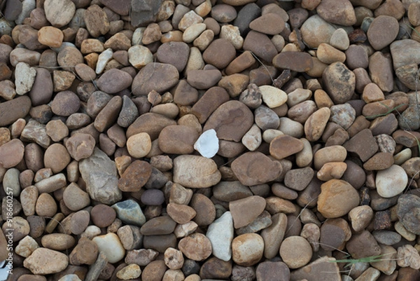 Obraz Rocks and pebbles in shades of brown