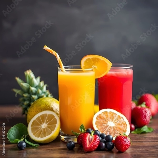 Obraz FRUITS JUICE 