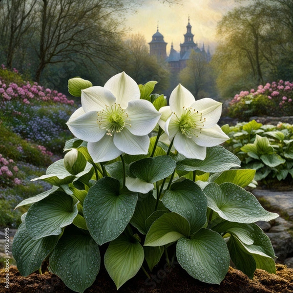 Obraz flowers in the garden