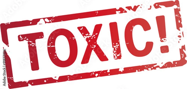 Fototapeta stempel Toxic