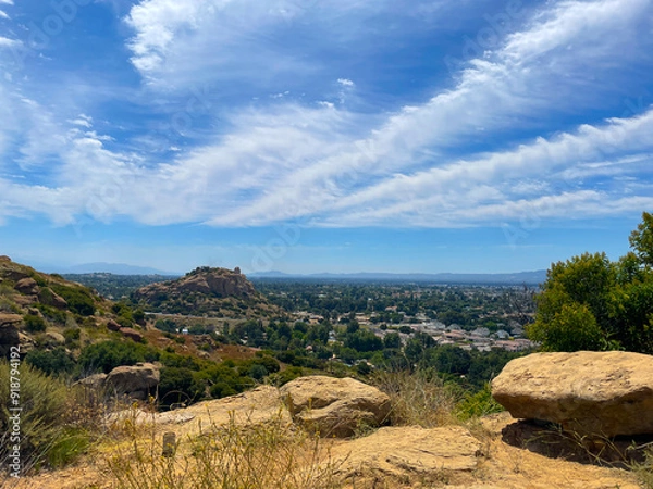 Obraz Overlooking Desert City
