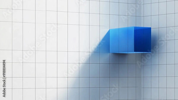 Obraz 3d render of a graph