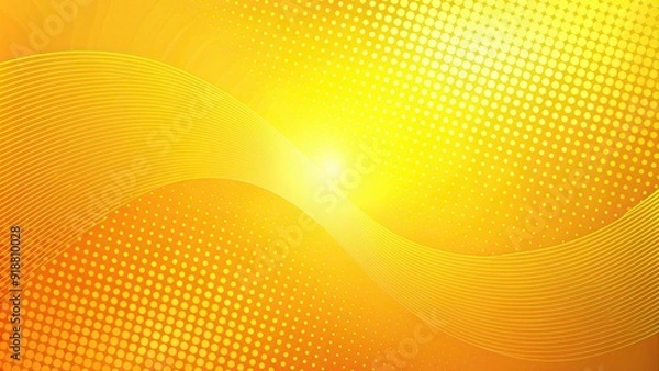 Fototapeta Yellow gradient abstract background with vibrant hues, Yellow, gradient, abstract, background, vibrant, colorful, design