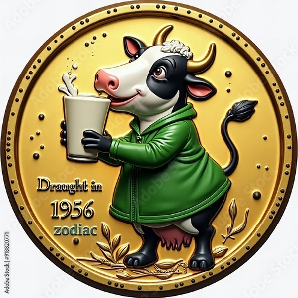 Fototapeta 十二支=丑年