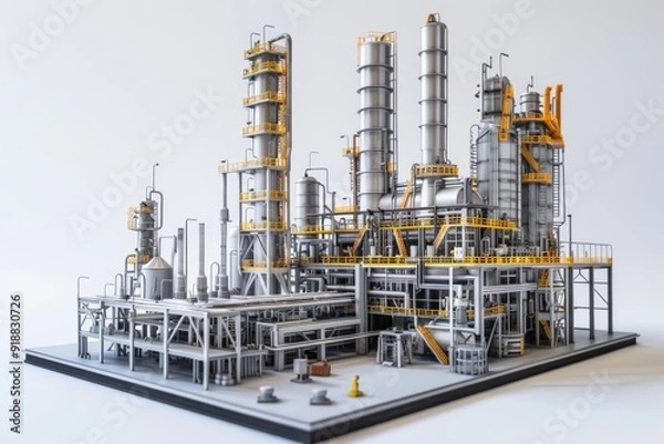Obraz gas processing plant schematic