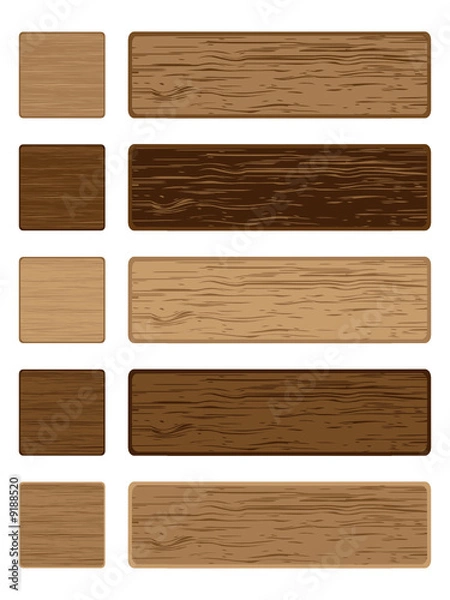 Fototapeta Ilustracja sieci Web przycisków i banerów