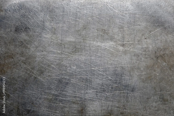Obraz Scratched metal texture