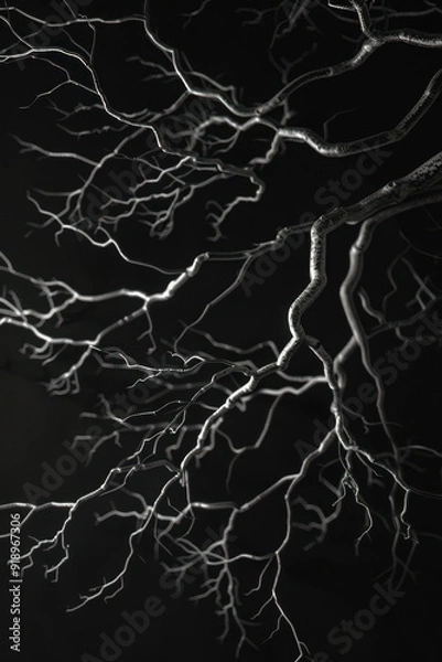 Fototapeta Abstract Branches Silhouettes