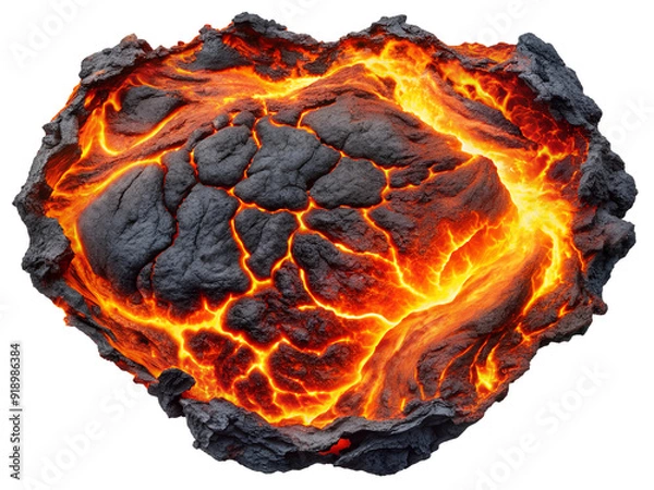 Fototapeta Molten magma