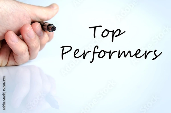 Obraz Top performers text concept