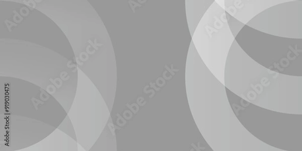 Fototapeta GRAY GRADIENT CIRCLE GEOMETRICAL SHAPE PATTERN ABSTRACT BACKGROUND FOR CORPORATE BUSINESS PRESENTATION VECTOR DESIGN 