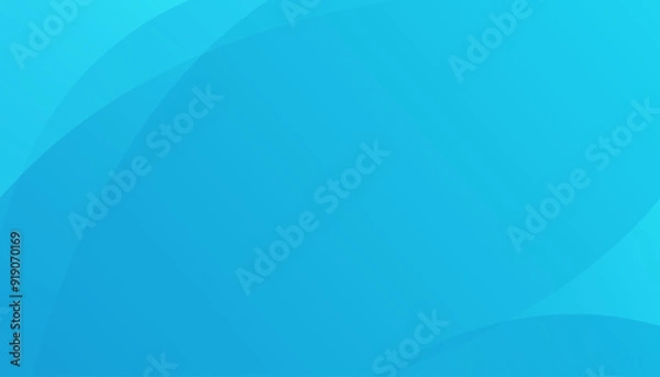 Obraz Abstract blue gradient design background. Vector illustration