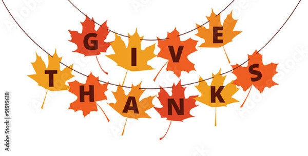 Obraz Thanksgiving banner