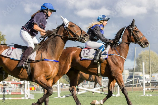 Obraz Female riders
