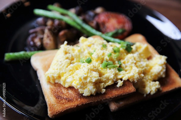Obraz scrambled egg